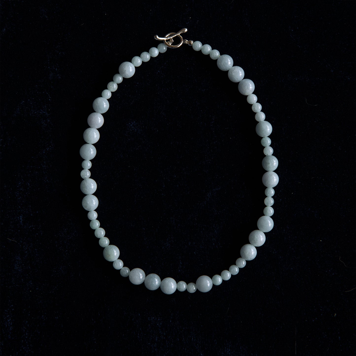 Aquamarine necklace gemstone necklace simple necklace choker Handcrafted beaded