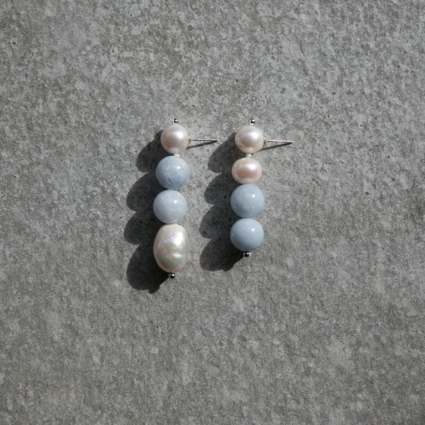Emy Natural Pearl Gemstone Earring