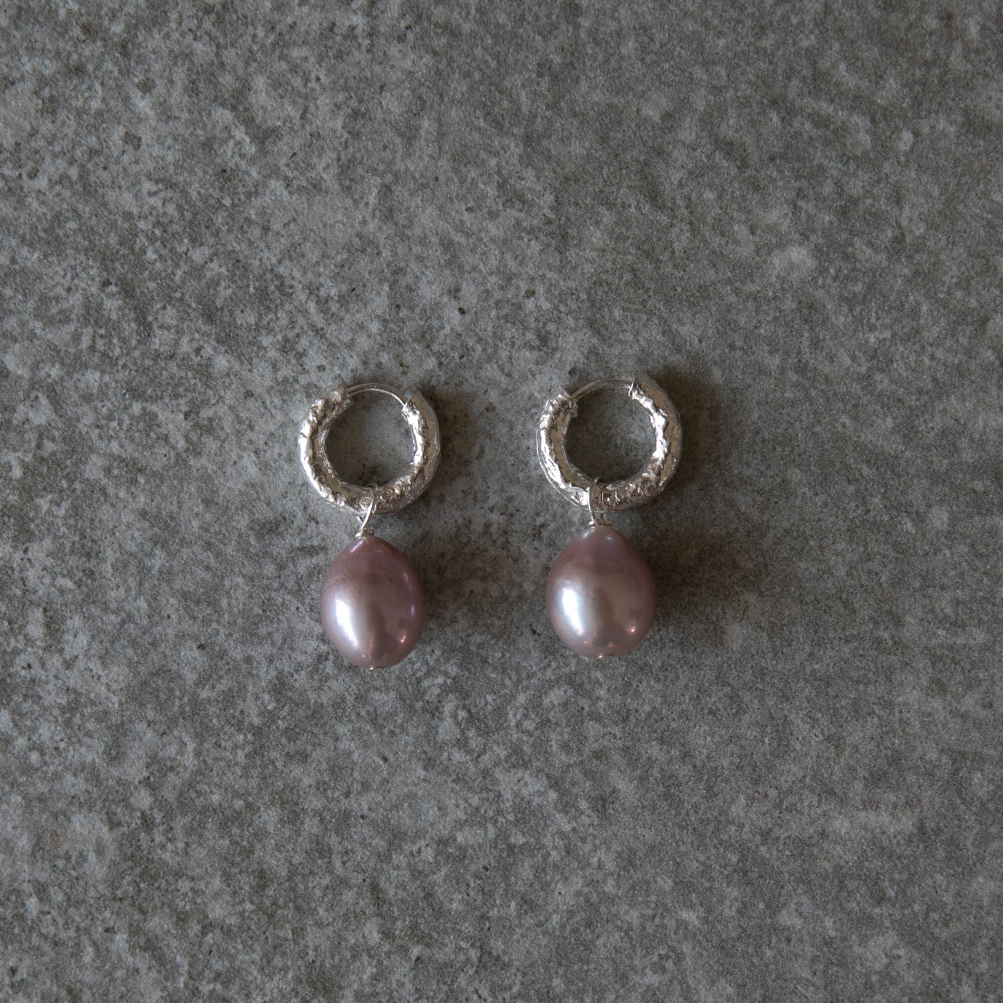Freshwater Baroque Pearl Earring Hoop Wedding Baroque Earring Handcrafed Pearl Earring Wedding Guest Earrings