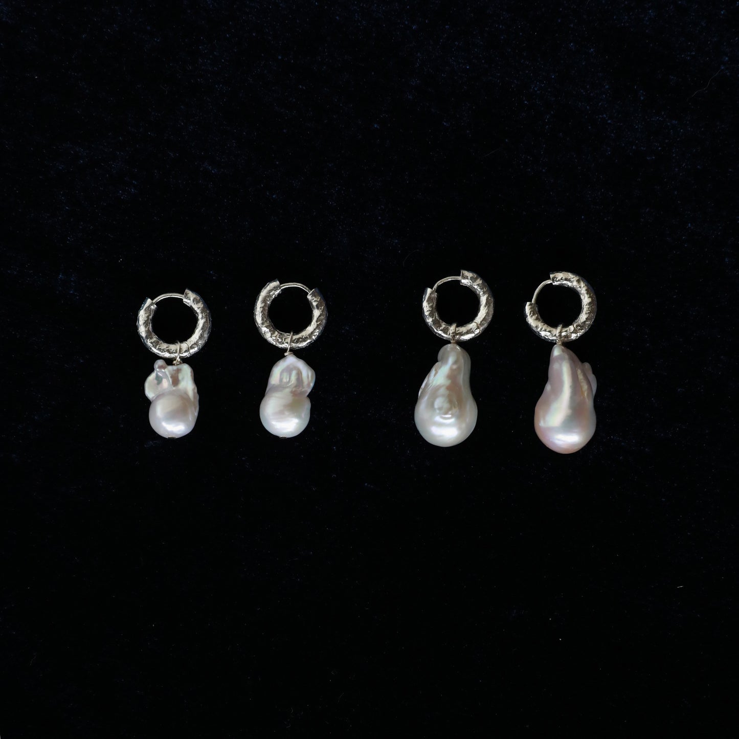 Freshwater Baroque Pearl Earring Hoop Wedding Baroque Earring Handcrafed Pearl Earring bridal pearl earring wedding pearl earring product Details
