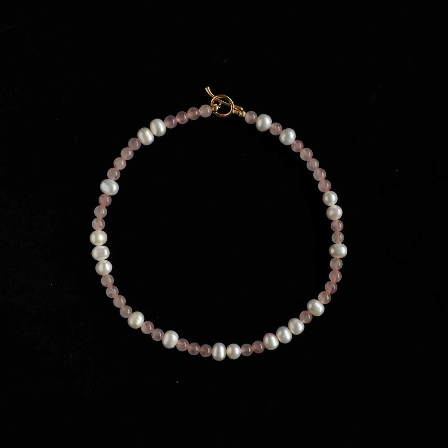 Natural Freshwater Pearl Rose Quartz Pink Pearl Necklace Handcrafted Natural Pearl Necklace Product Details