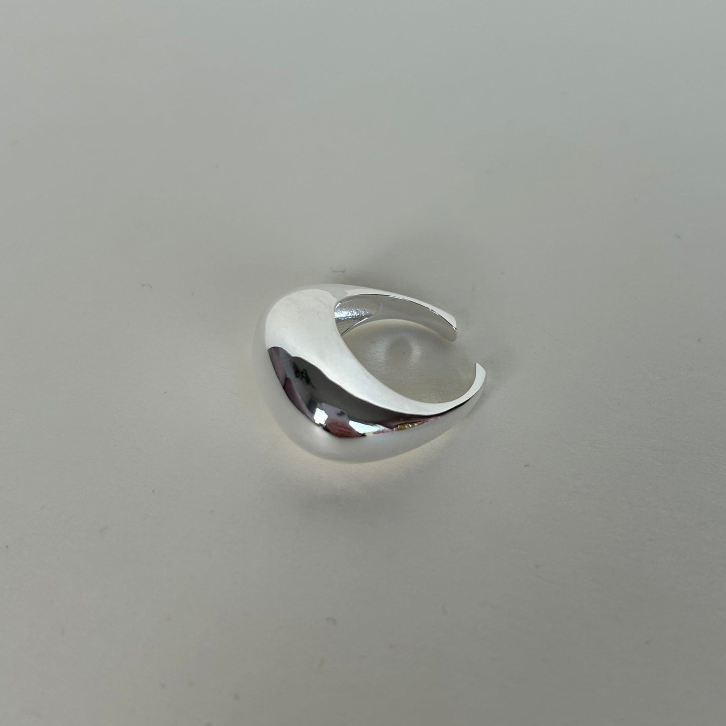 Sterling silver adjustable chunky big rings Timeless minimalist rings Hypoallergenic