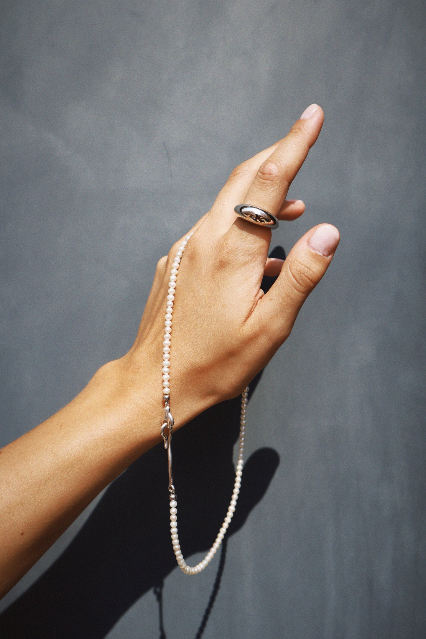 Sam Simple Natural Small Beads Pearl Necklace