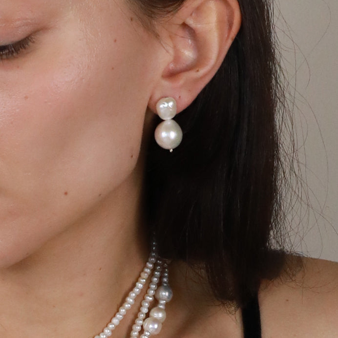 weddingpearlearringsimplepearlearringweddingguestpearlearringwhitepearlearringsbridalpearlearrings