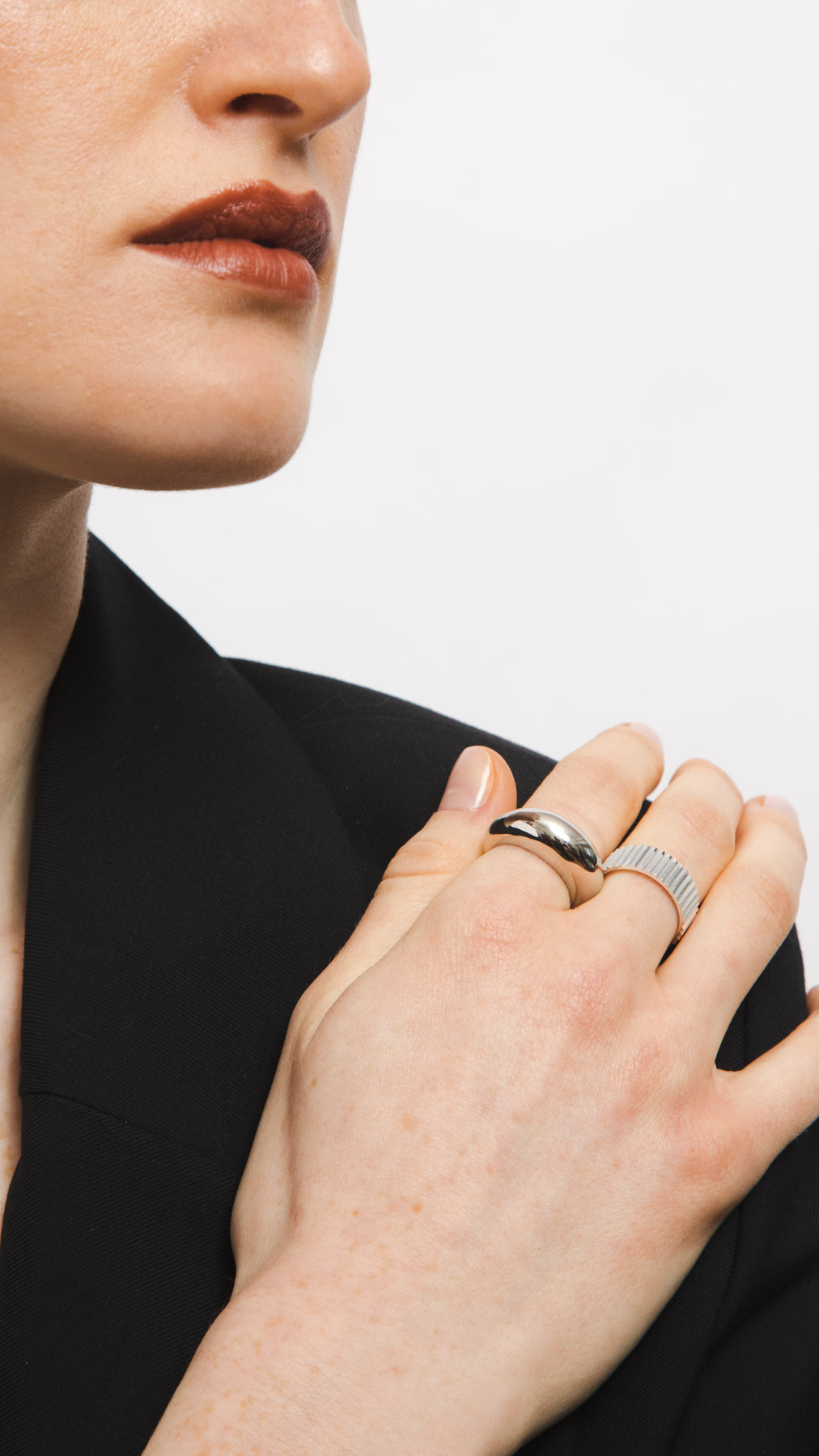 Cilla Chunky Dome Silver Ring