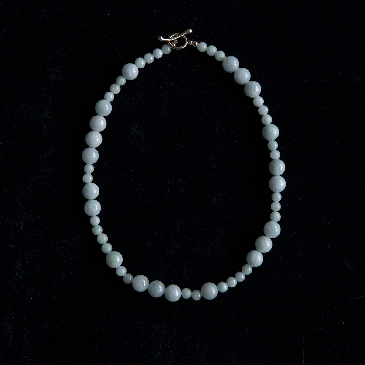 Aquamarine necklace gemstone necklace simple necklace choker Handcrafted beaded