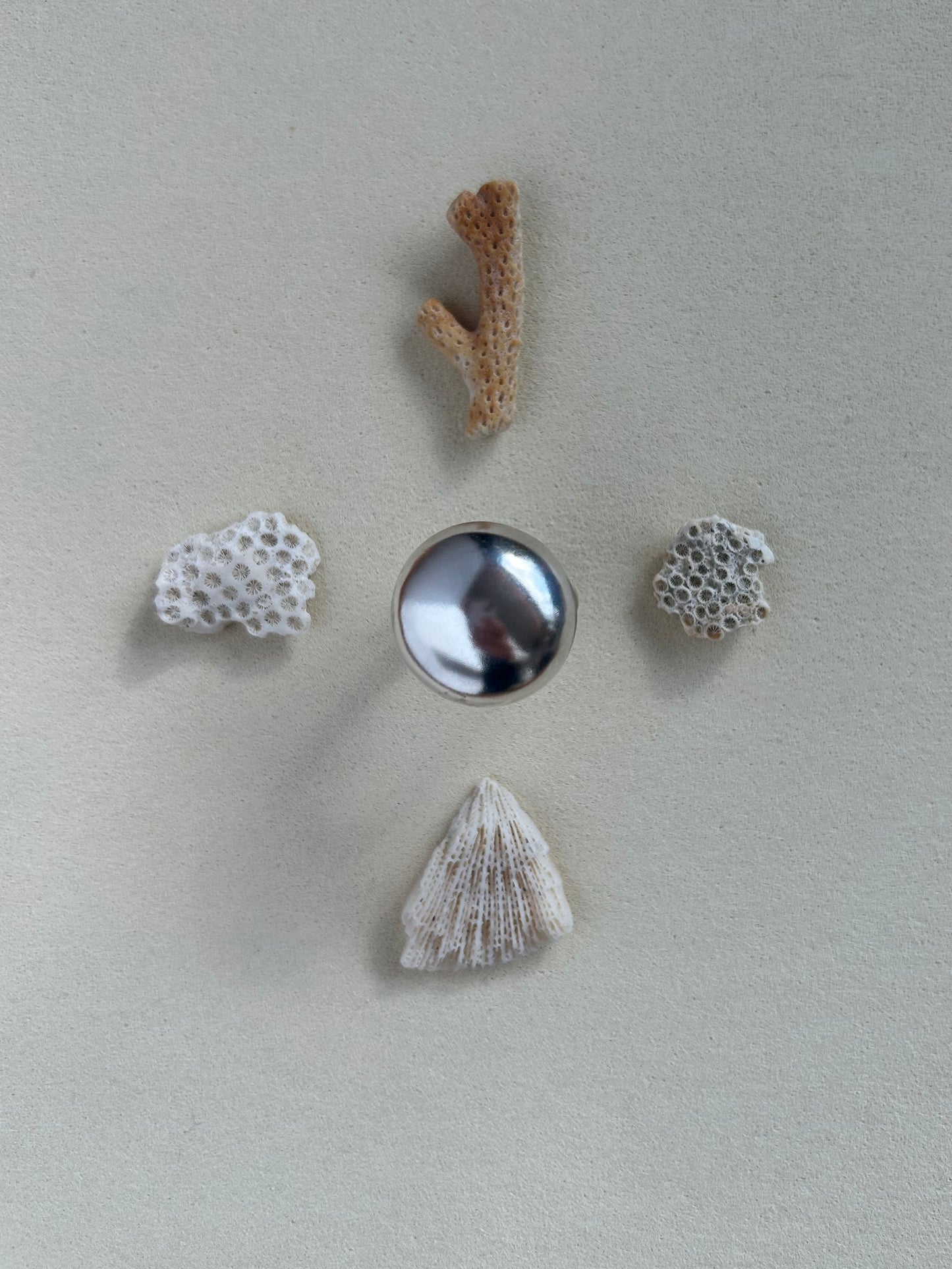 Sculptural silver dome ring with high-shine finish for everyday wear
