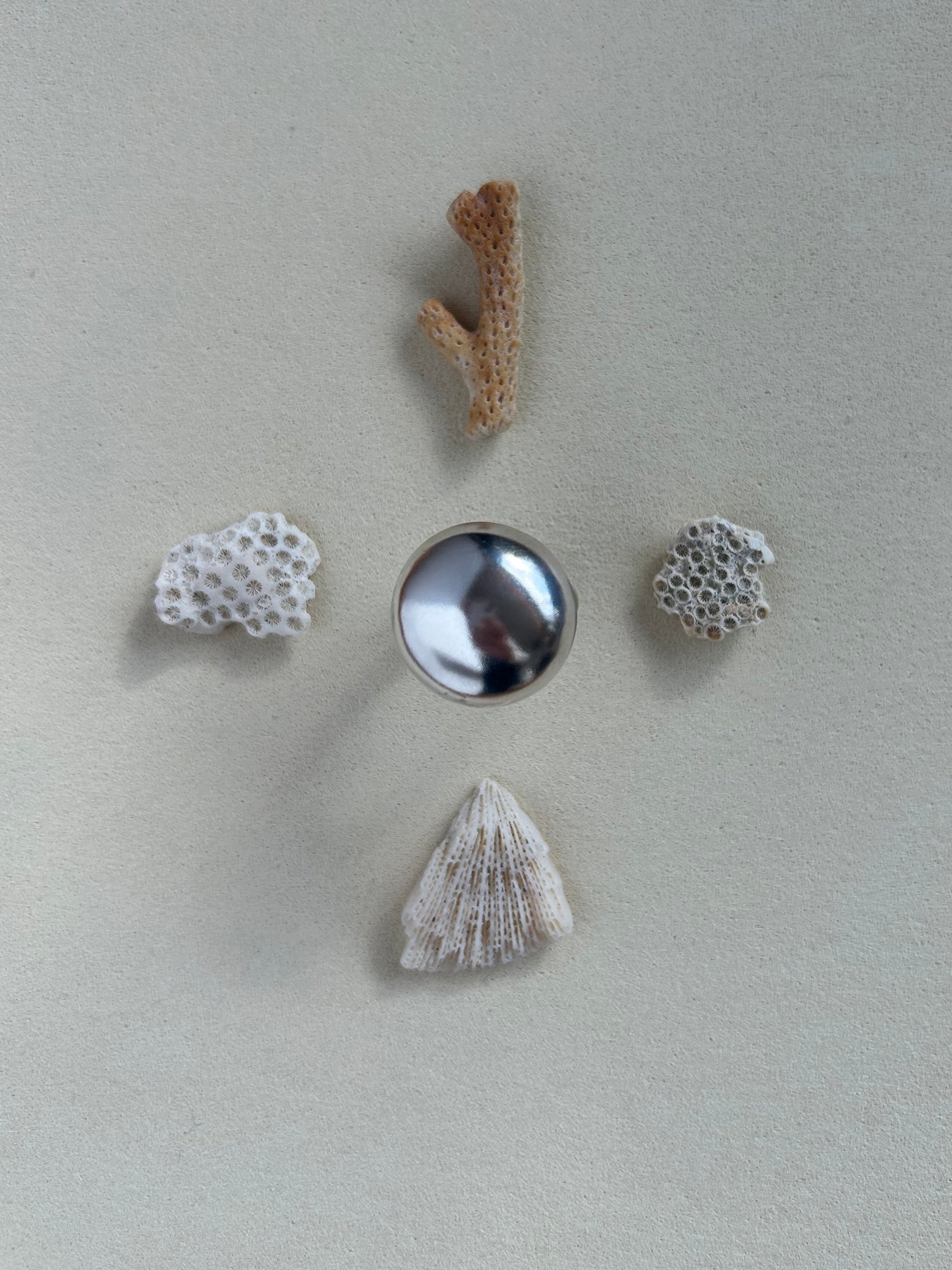 Sculptural silver dome ring with high-shine finish for everyday wear
