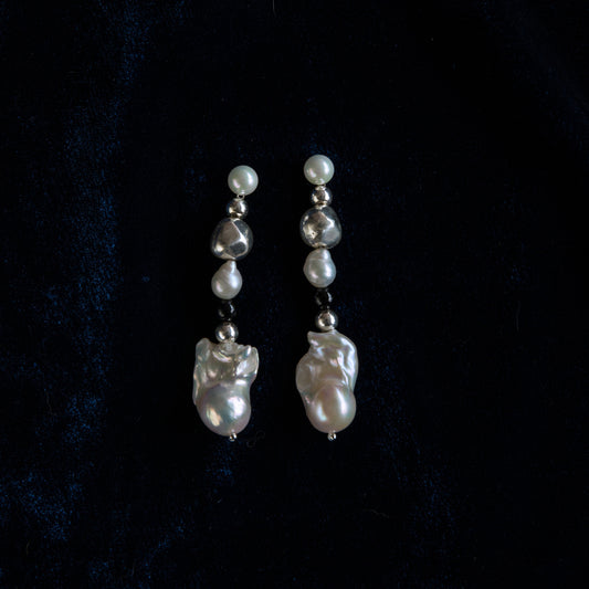 Natural Pear Earring Freshwater Pearl Earring Pearl Drop Earring