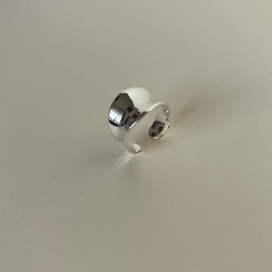 Sterling Silver Adjustable Ring Minimalistic jewelry product Hypoallergenic silver rings