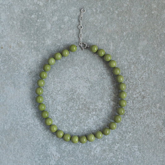 greenagatebigbeads12mmnecklacesummernecklacegreenrealgemstonebeadsproductphoto