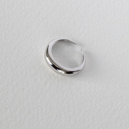 Clara Mini Chunky Dome Silver Ring